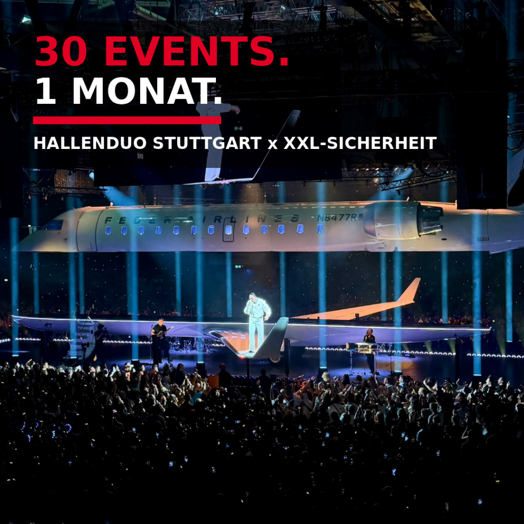 Konzert in der Hanns-Martin-Schleyer-Halle bei tausenden Besuchern.